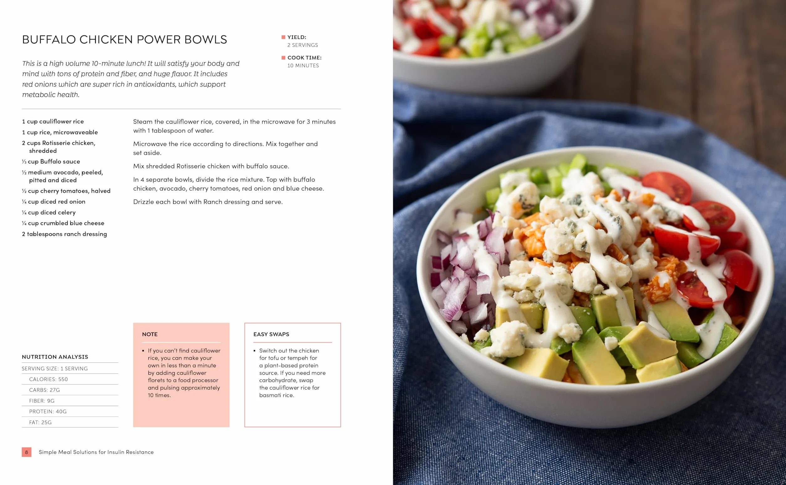 Simple Meal Solutions for Insulin Resistance: 75 Recipes to Improve Insulin Resistance and Support Stable Blood Sugar
