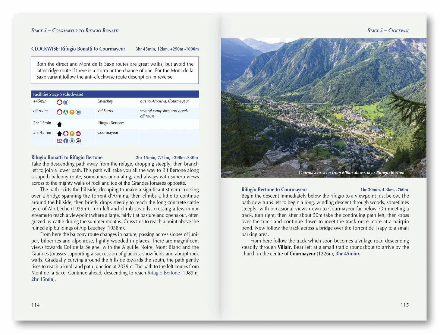 Tour of mont blanc: Classic 170km Hut-To-Hut Hike with Two-Way Route Description