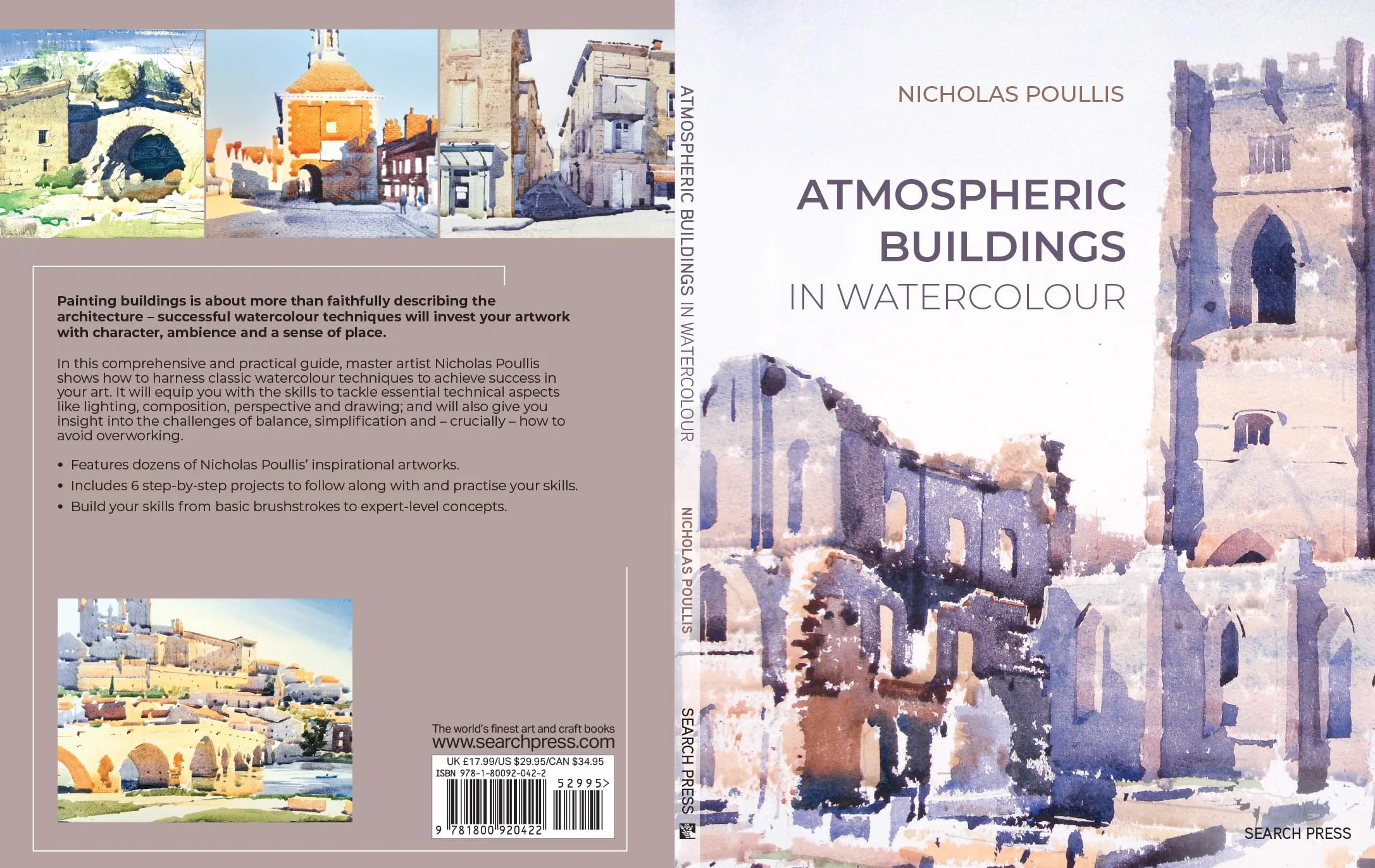 Atmospheric Buildings in Watercolour
