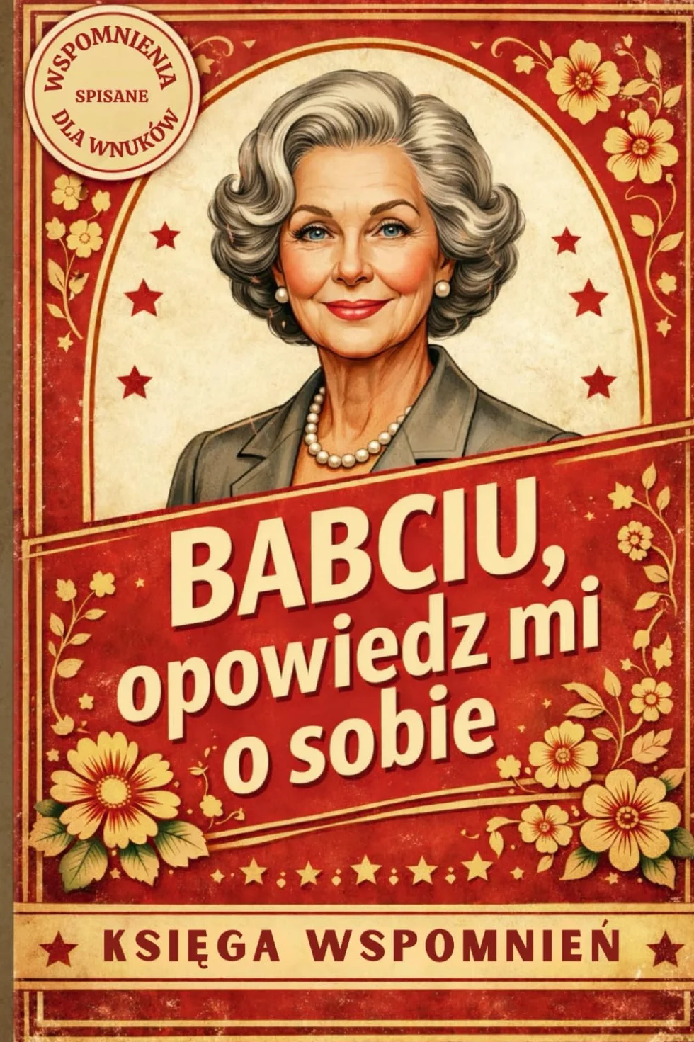 Babciu, opowiedz mi o sobie: Księga wspomnień. Pytania i miejsce na historie spisane dla wnuków.