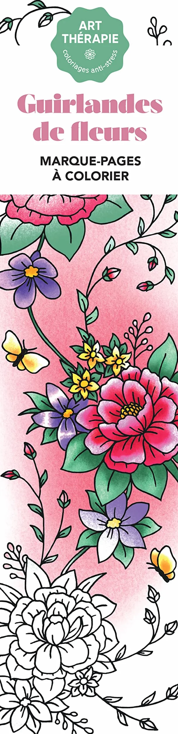 Marque-pages Guirlandes de fleurs