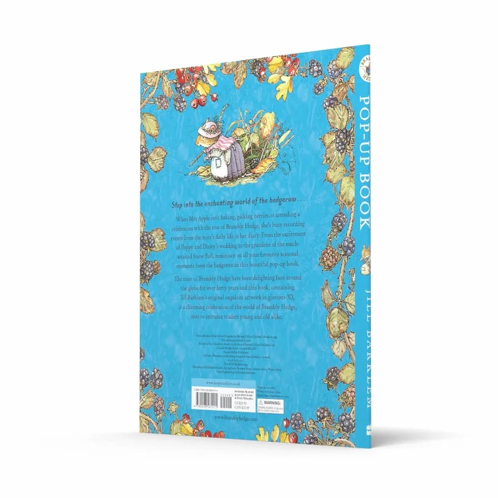 The Brambly Hedge Pop-Up Book: The newest addition to Brambly Hedge, perfect for gifting – relive this illustrated children’s classic, now in 3D!