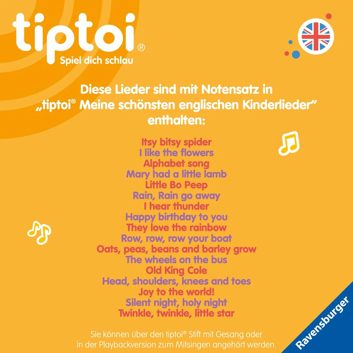 tiptoi® Liederbücher - Meine schönsten englischen Kinderlieder