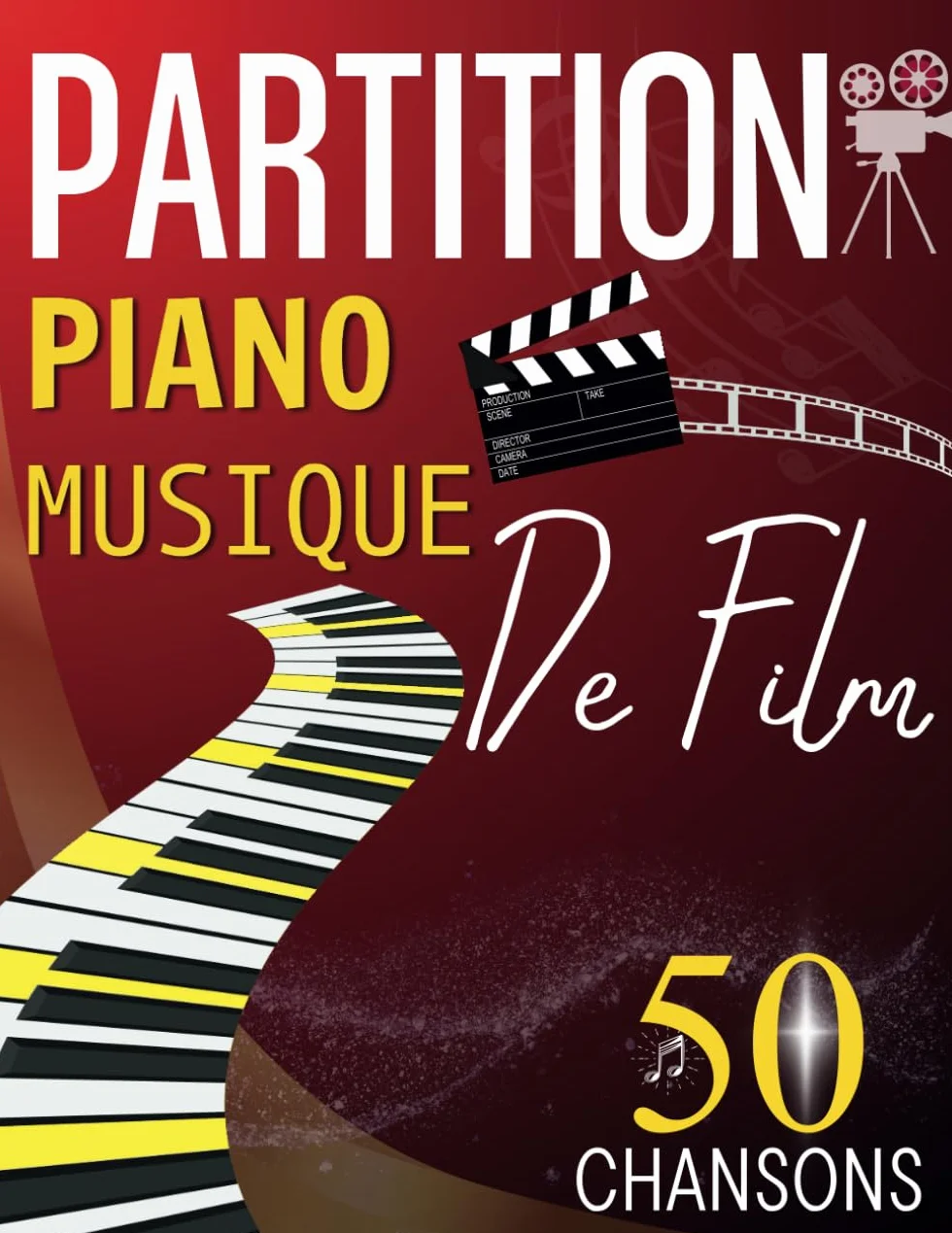 Partition Piano Musique De Film: 50 Grandes Musiques De Cinéma Pour Tous