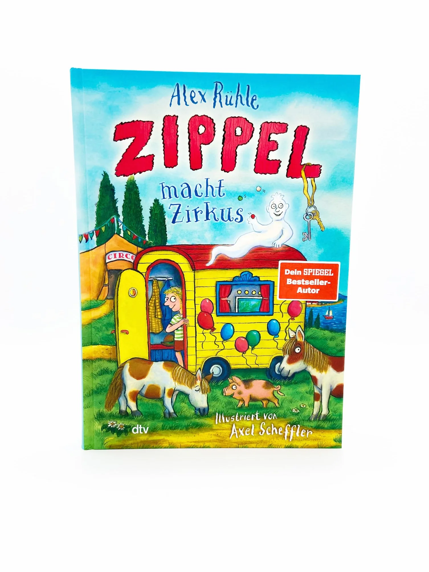 Zippel macht Zirkus: Neues Vorleseabenteuer vom wirklich wahren Schlossgespenst mit farbigen Illustrationen von Axel Scheffler ab 6: 3