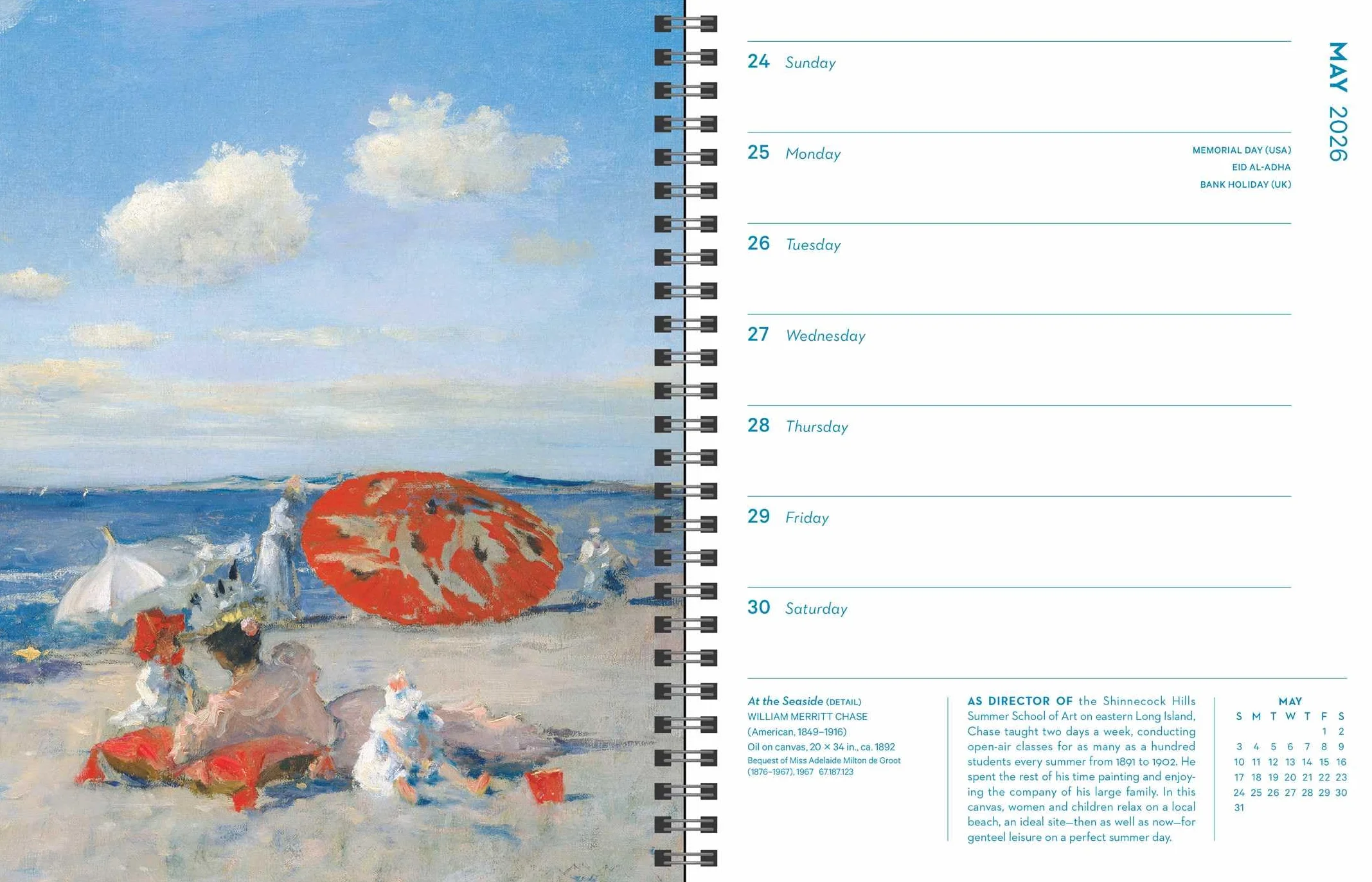 Masterpieces 12-Month 2026 Engagement Calendar