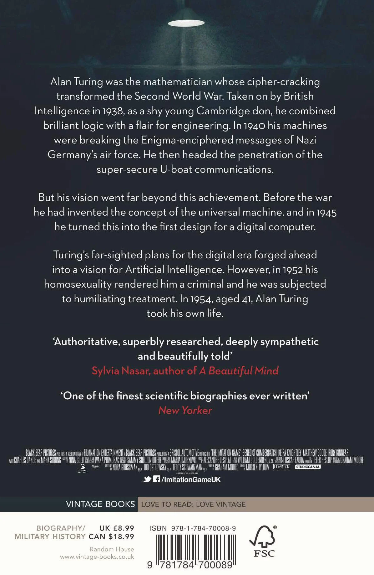 Alan Turing: The Enigma: The Book That Inspired the Film The Imitation Game