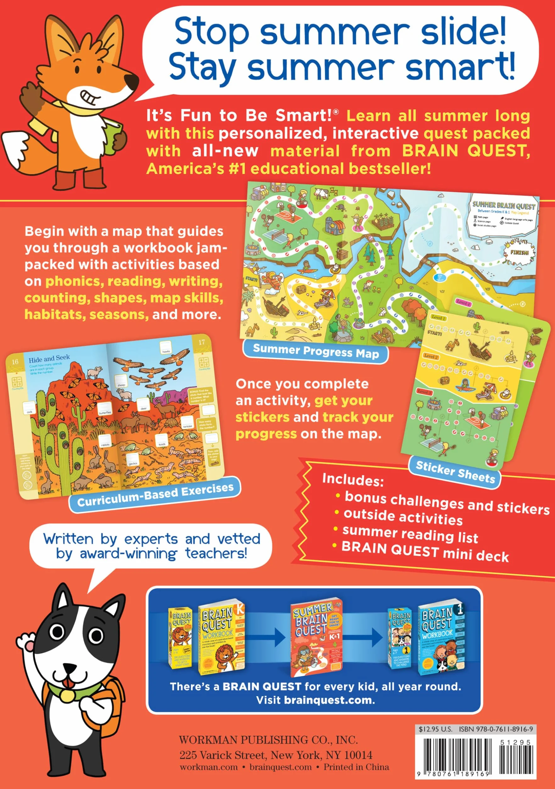 Summer Brain Quest: Between Grades K & 1