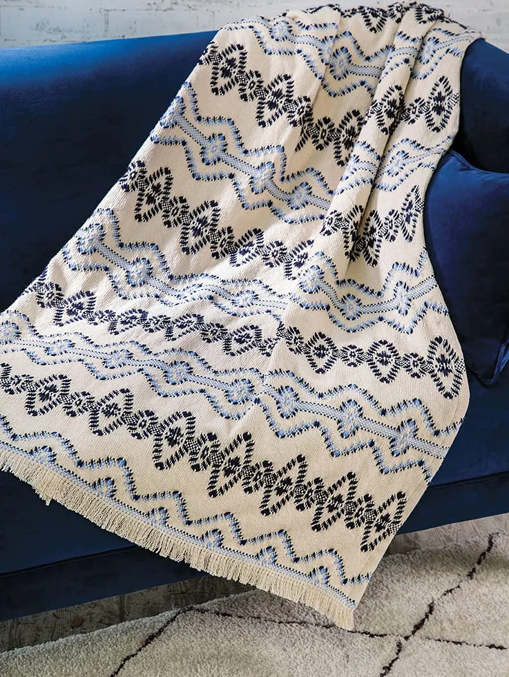 Inspiring Afghans for Swedish Weaving