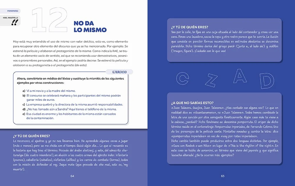 Sin faltas y a lo loco: 100 trucos, curiosidades y desafíos para poner a prueba tu español