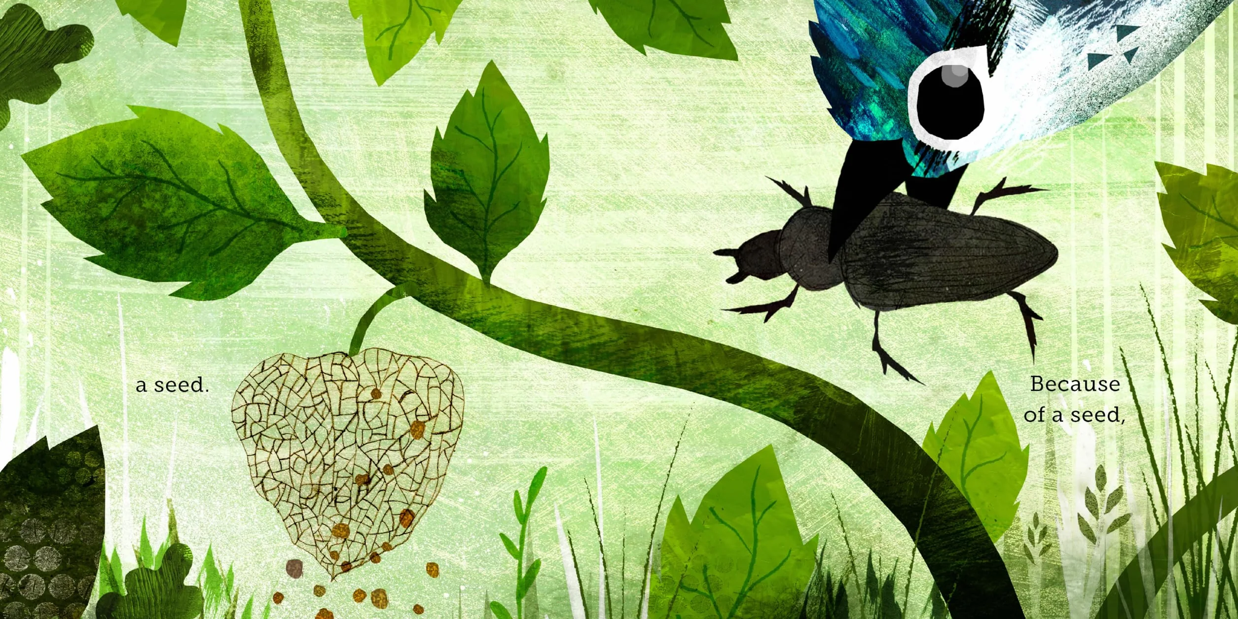 Because of an Acorn: (Nature Autumn Books for Children, Picture Books about Acorn Trees)