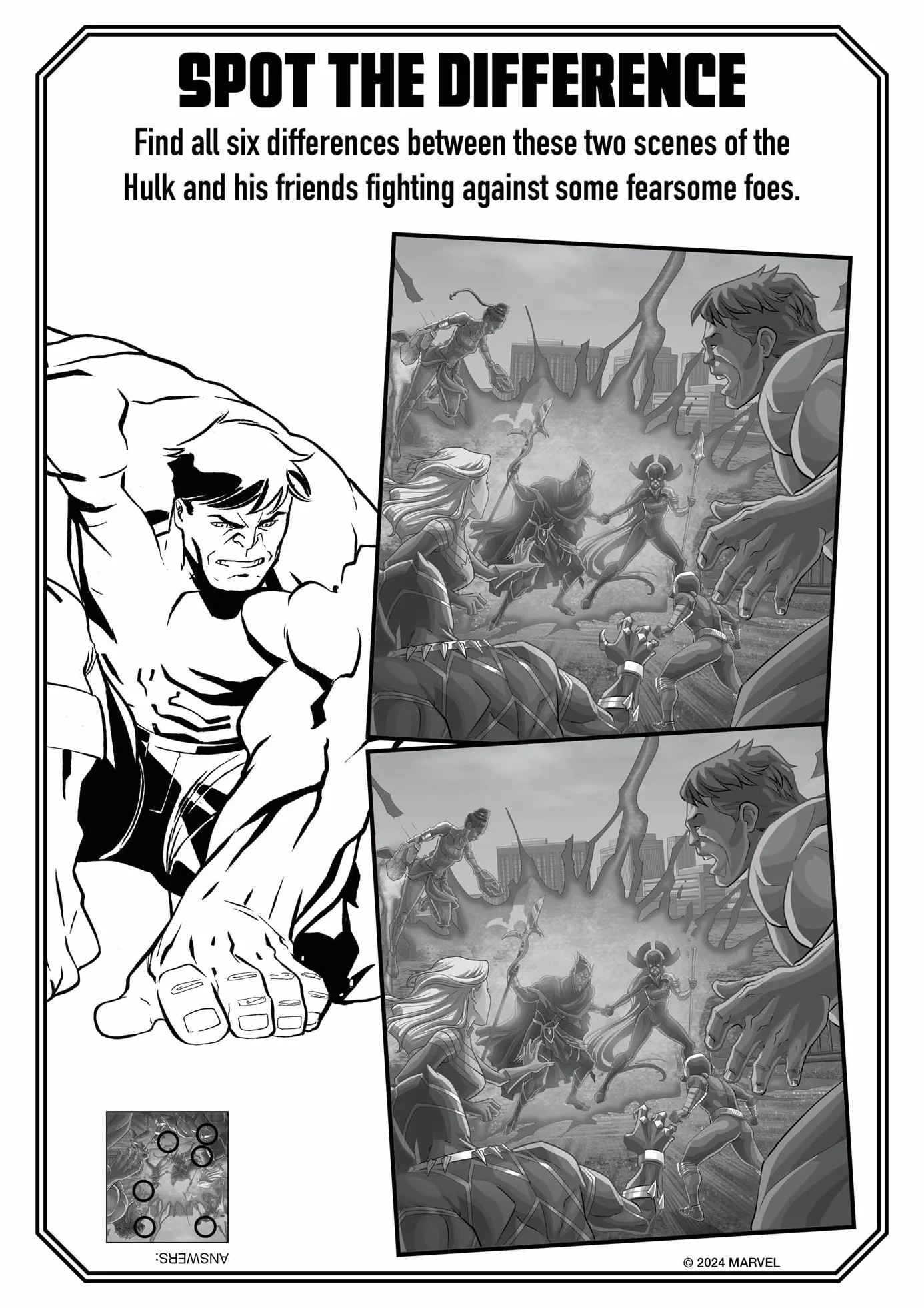 Marvel Avengers: Scratch Art