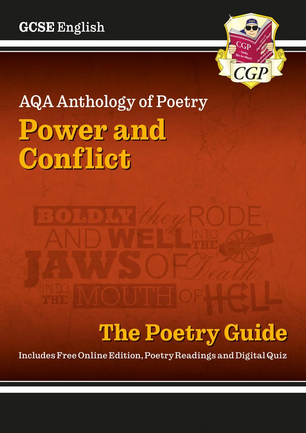 GCSE English AQA Poetry Guide - Power & Conflict Anthology inc. Online Edition, Audio & Quizzes