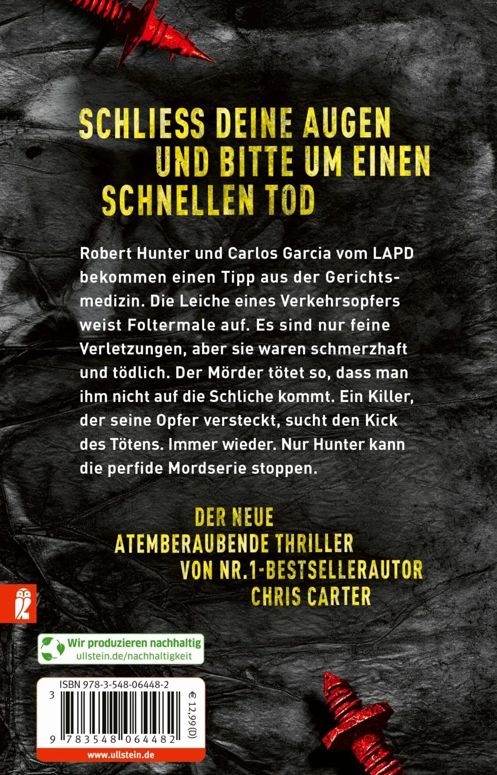 Der Totenarzt: Thriller | Nr. 1 Bestseller und blutiger Psychothriller: Ein unauffälliger Serienmörder, unbekannte Opfer und eine rasende Jagd: 13