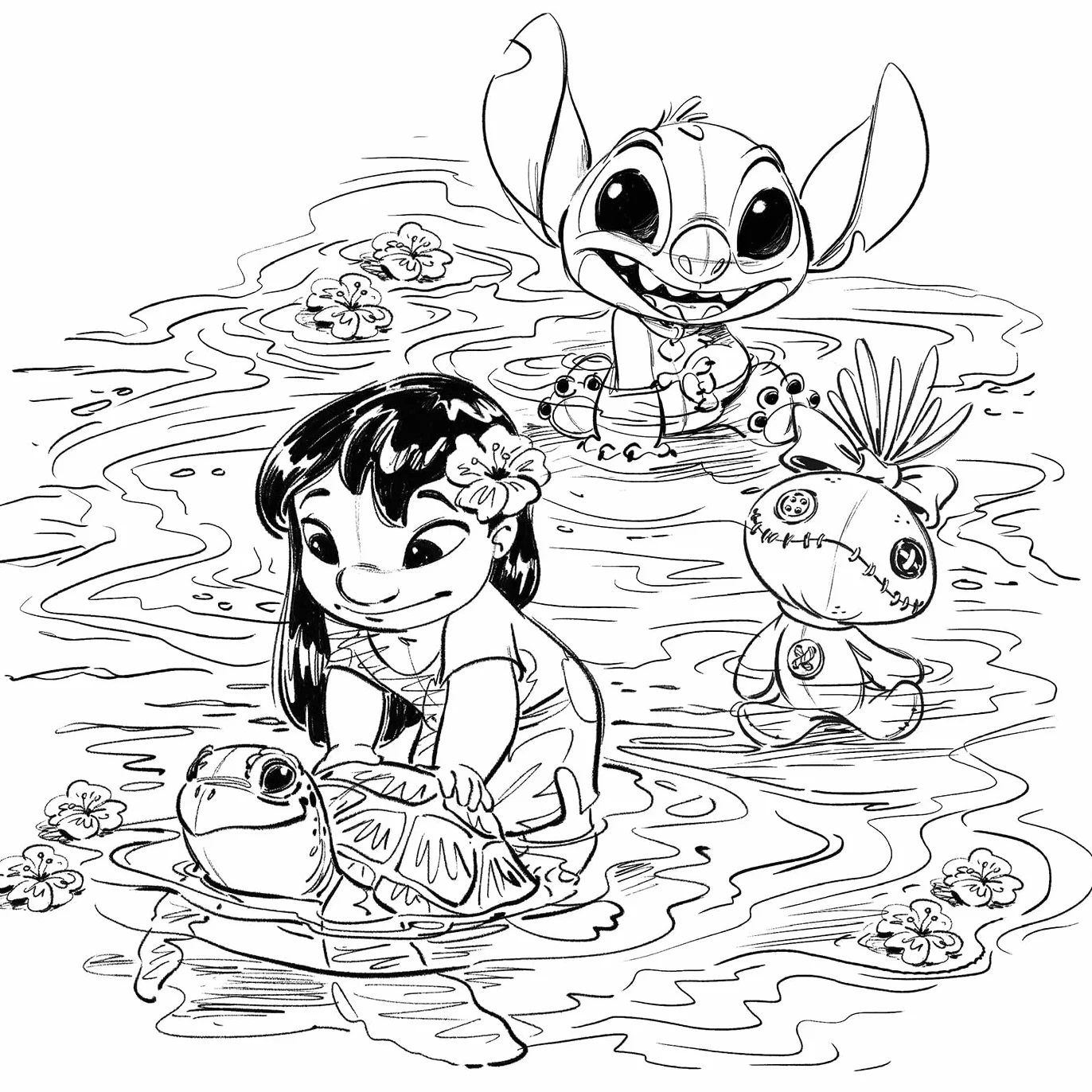 Petites poupées: 45 coloriages