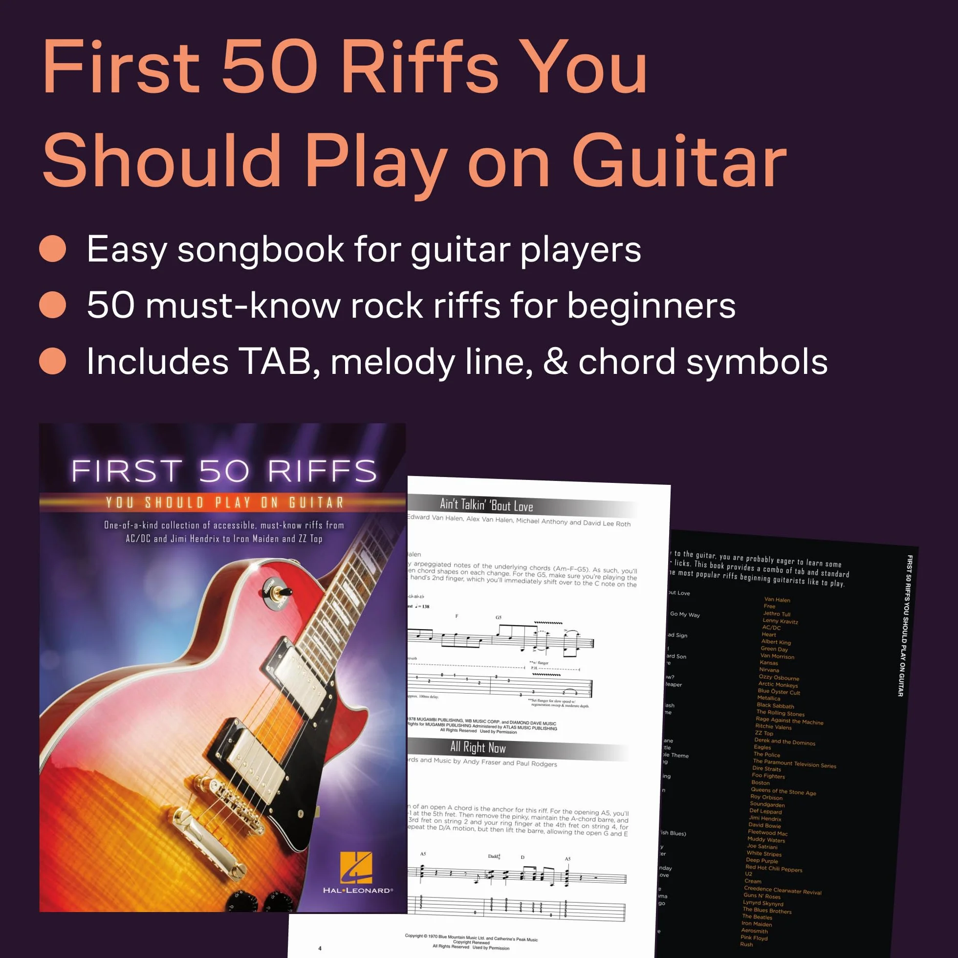 First 50 Riffs You Should Play on Guitar