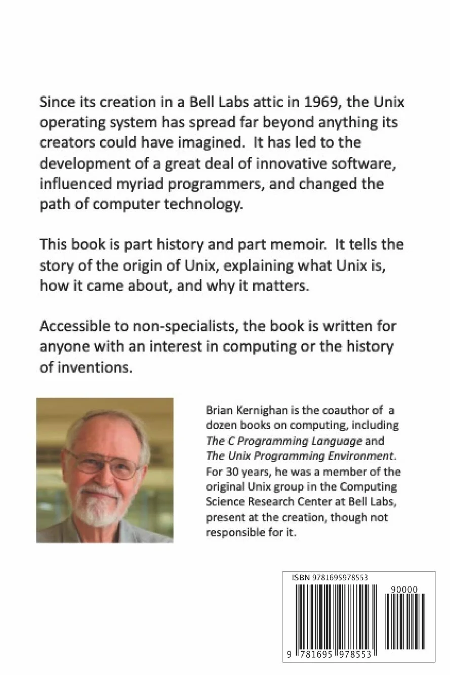 UNIX: A History and a Memoir