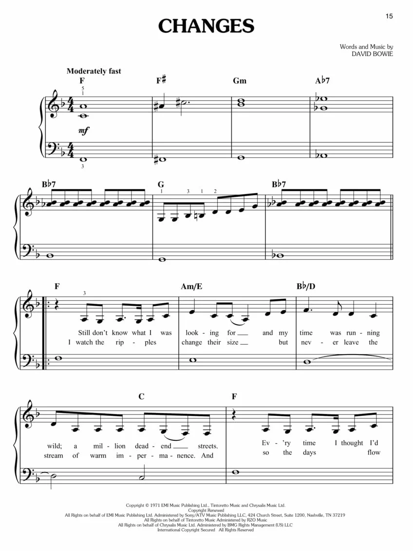 First 50 classic rock songs you should play on piano - easy piano