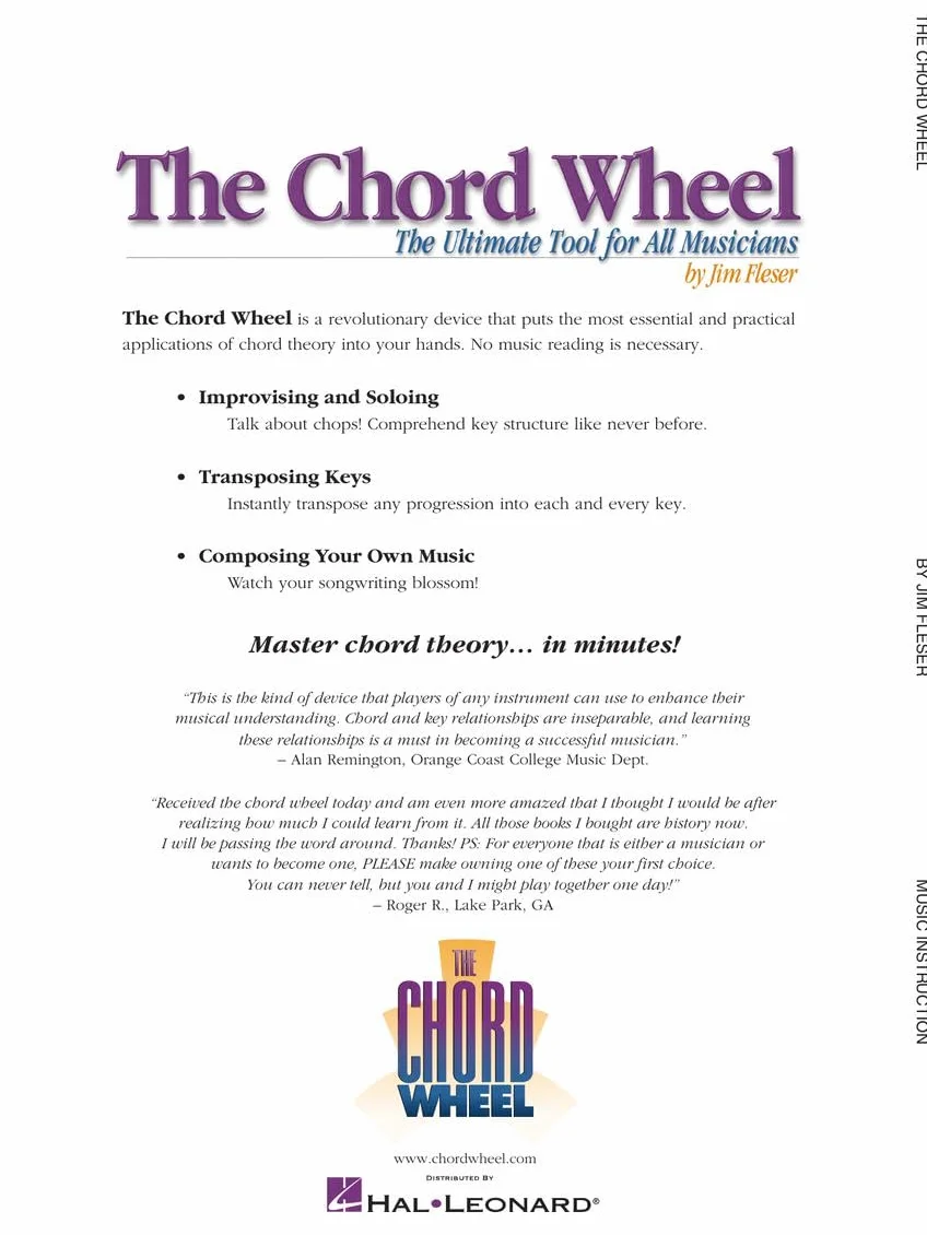 The chord wheel : the ultimate tool for all musicians