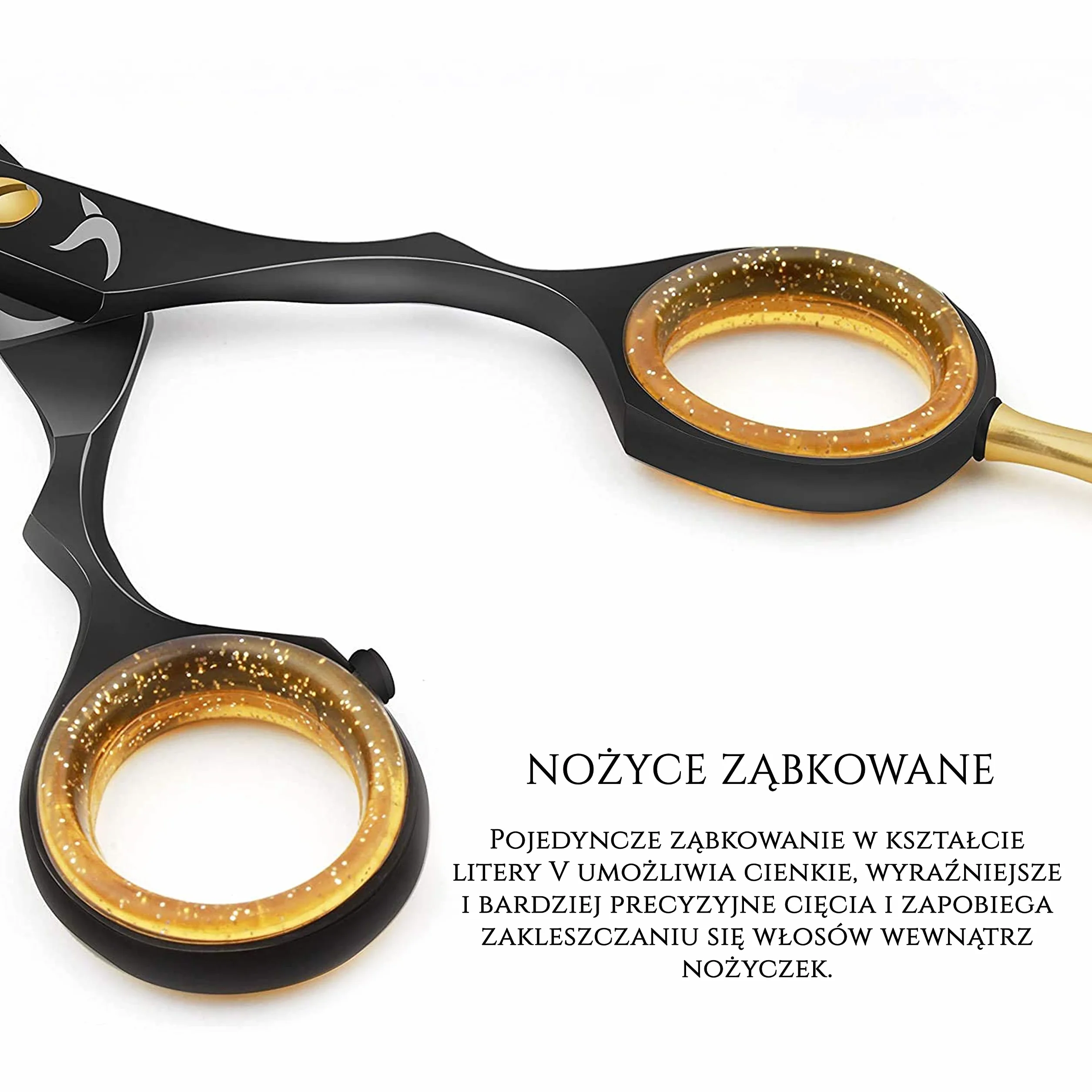 Candure Profesjonalny Nożyczki Fryzjerskie Zestaw 5.5", Włosów Przerzedzania Nożyce do Cięcia Włosów dla Salonów, Stal Nierdzewna
