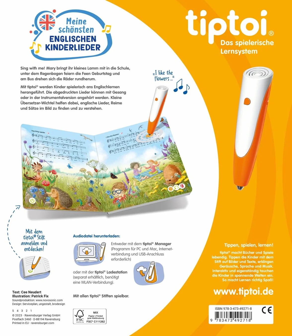 tiptoi® Liederbücher - Meine schönsten englischen Kinderlieder