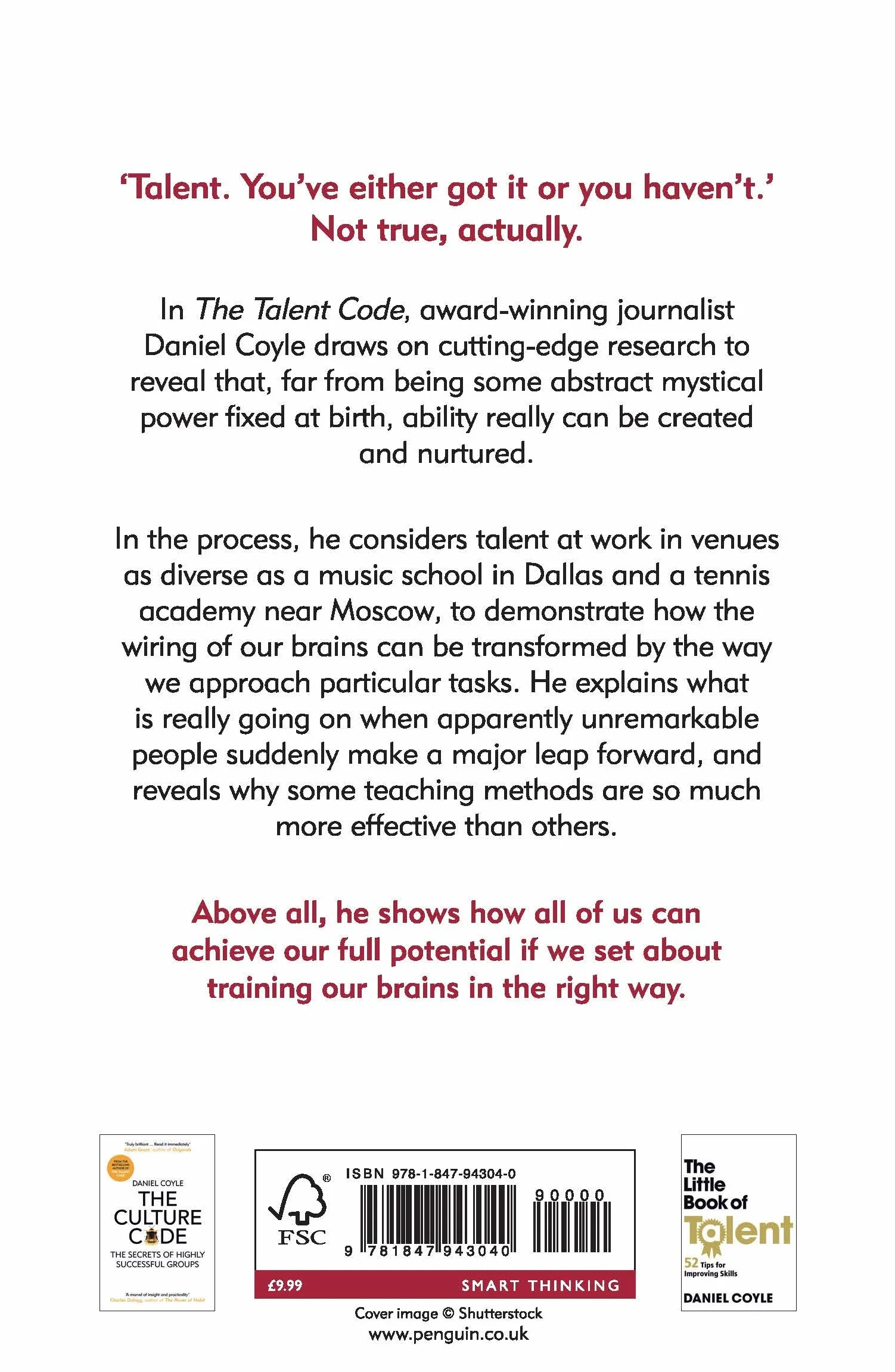 The Talent Code: Greatness isn't born. It's grown