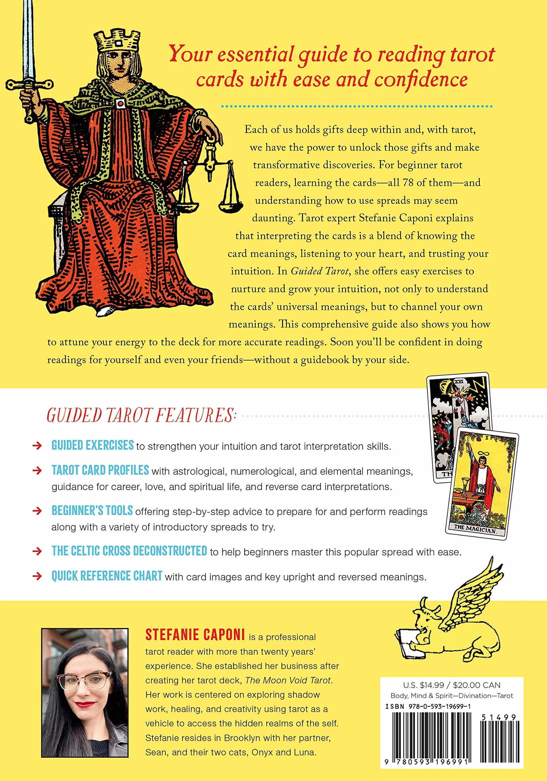 Guided Tarot: A Beginner's Guide to Card Meanings, Spreads, and Intuitive Exercises for Seamless Readings