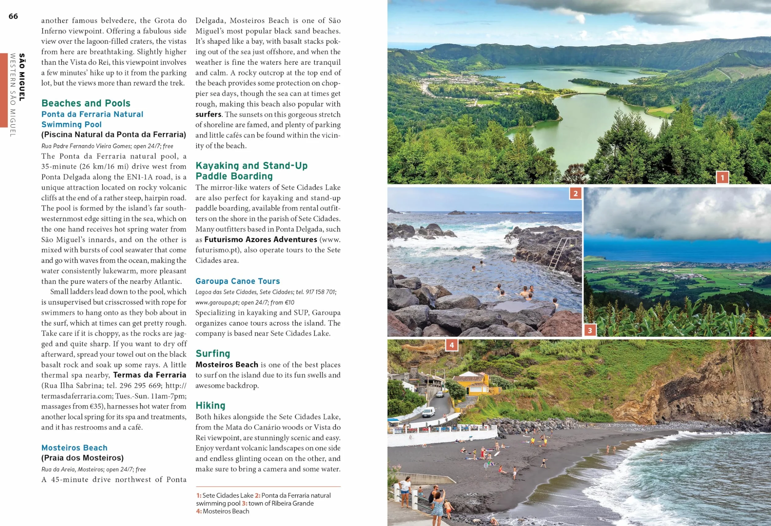 Moon Azores: Best Beaches, Diving & Kayaking, Natural Wonders