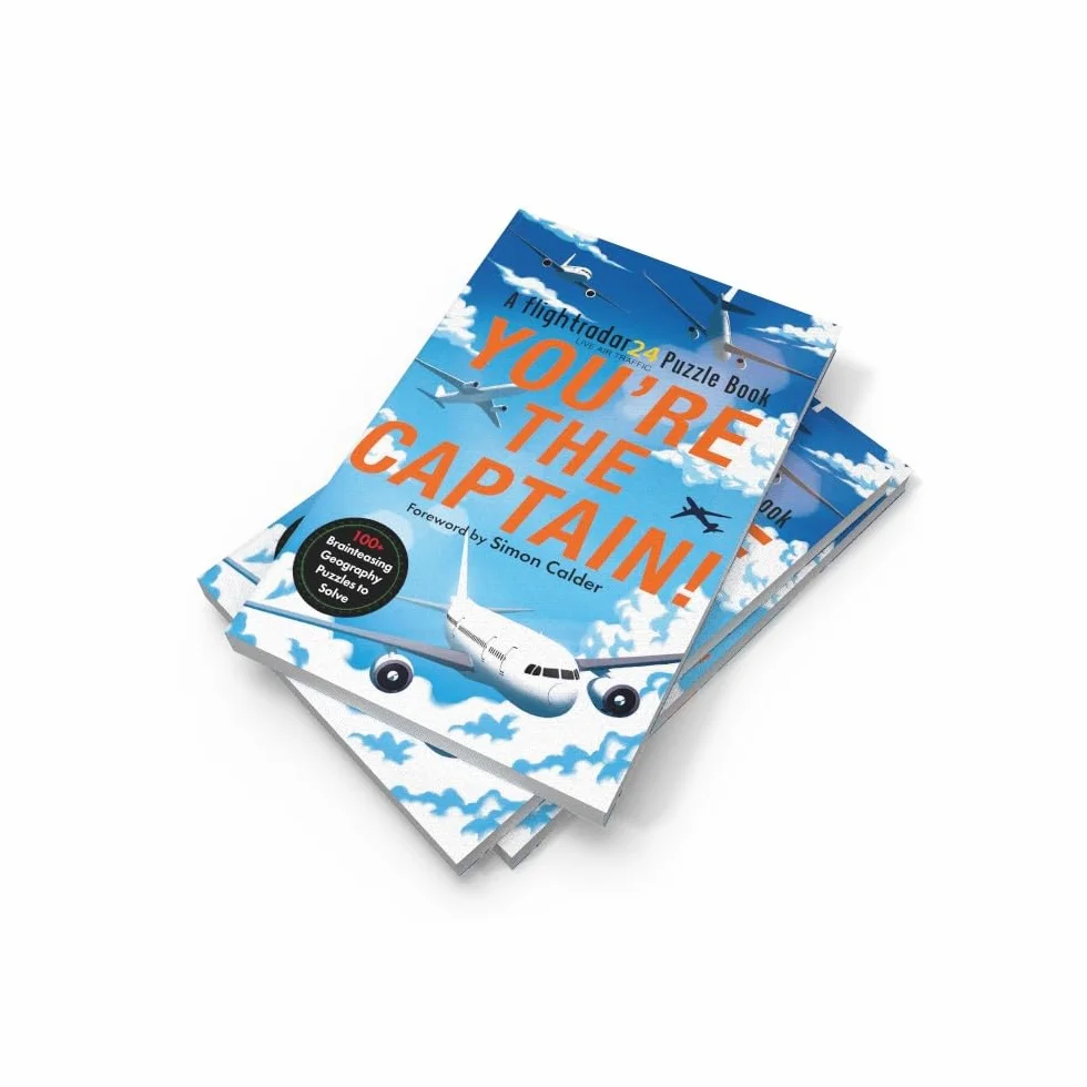 You’re the Captain!: The addictive new puzzle book from Flightradar24, the perfect gift for fans of Murdle