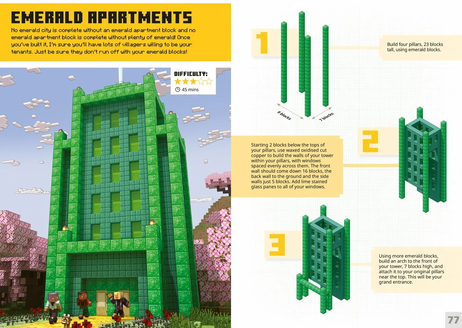 Minecraft Magical Bite-Size Builds: An official illustrated guide with over 20 building mini-projects to create in the game. Perfect for gamers of all ages!