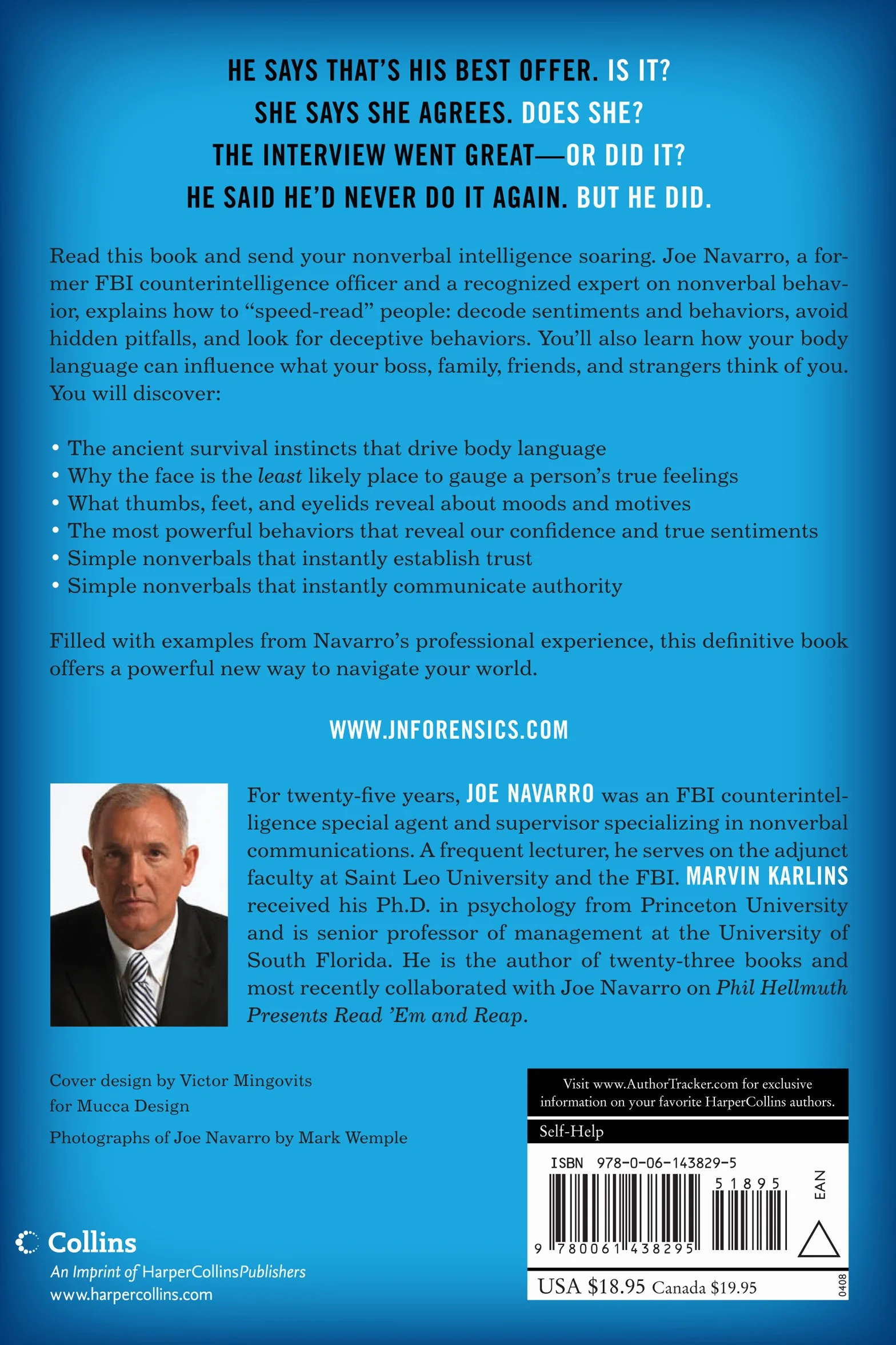 What Every Body Is Saying: An Ex-FBI Agent's Guide to Speed-Reading People