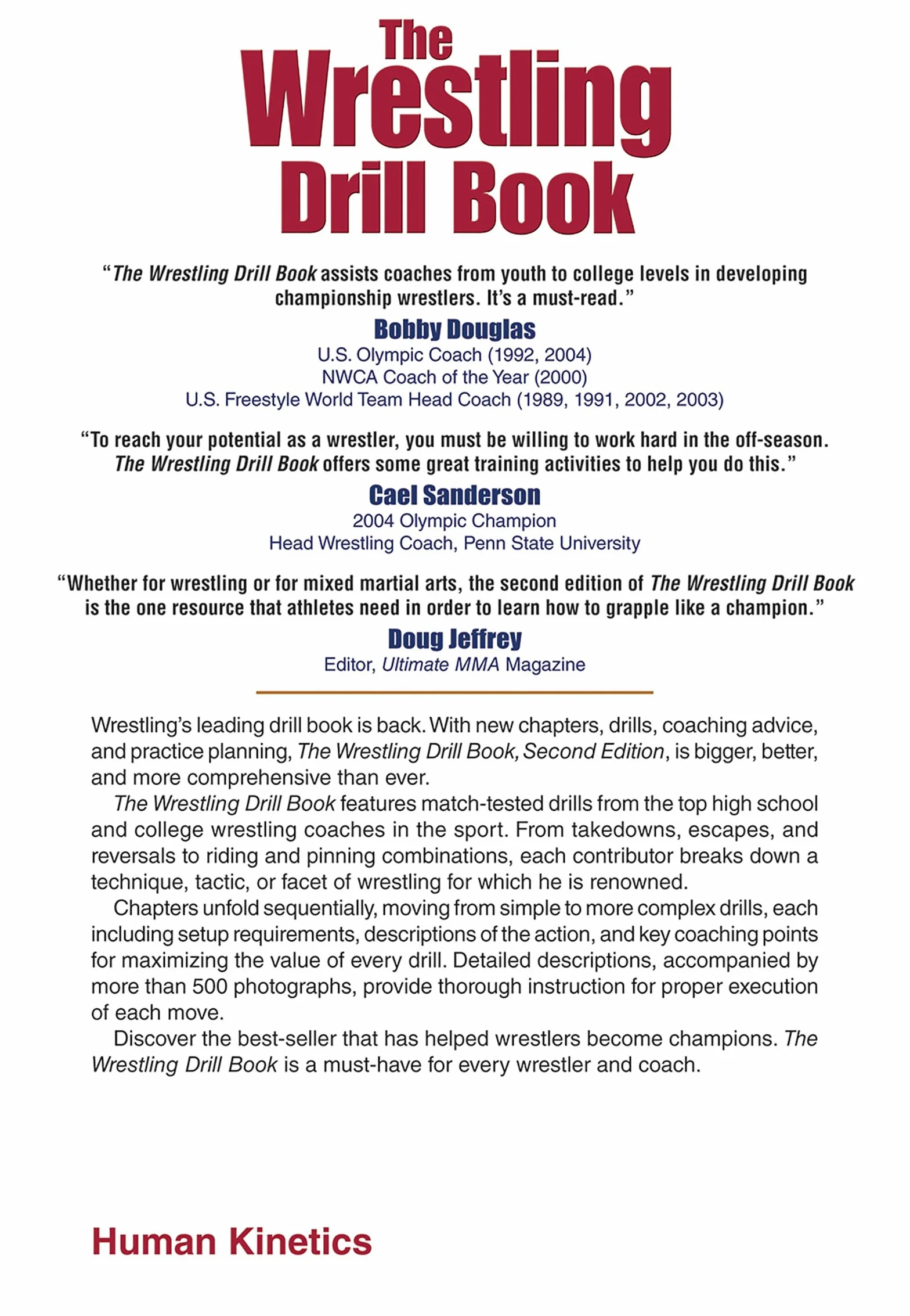 The Wrestling Drill Book