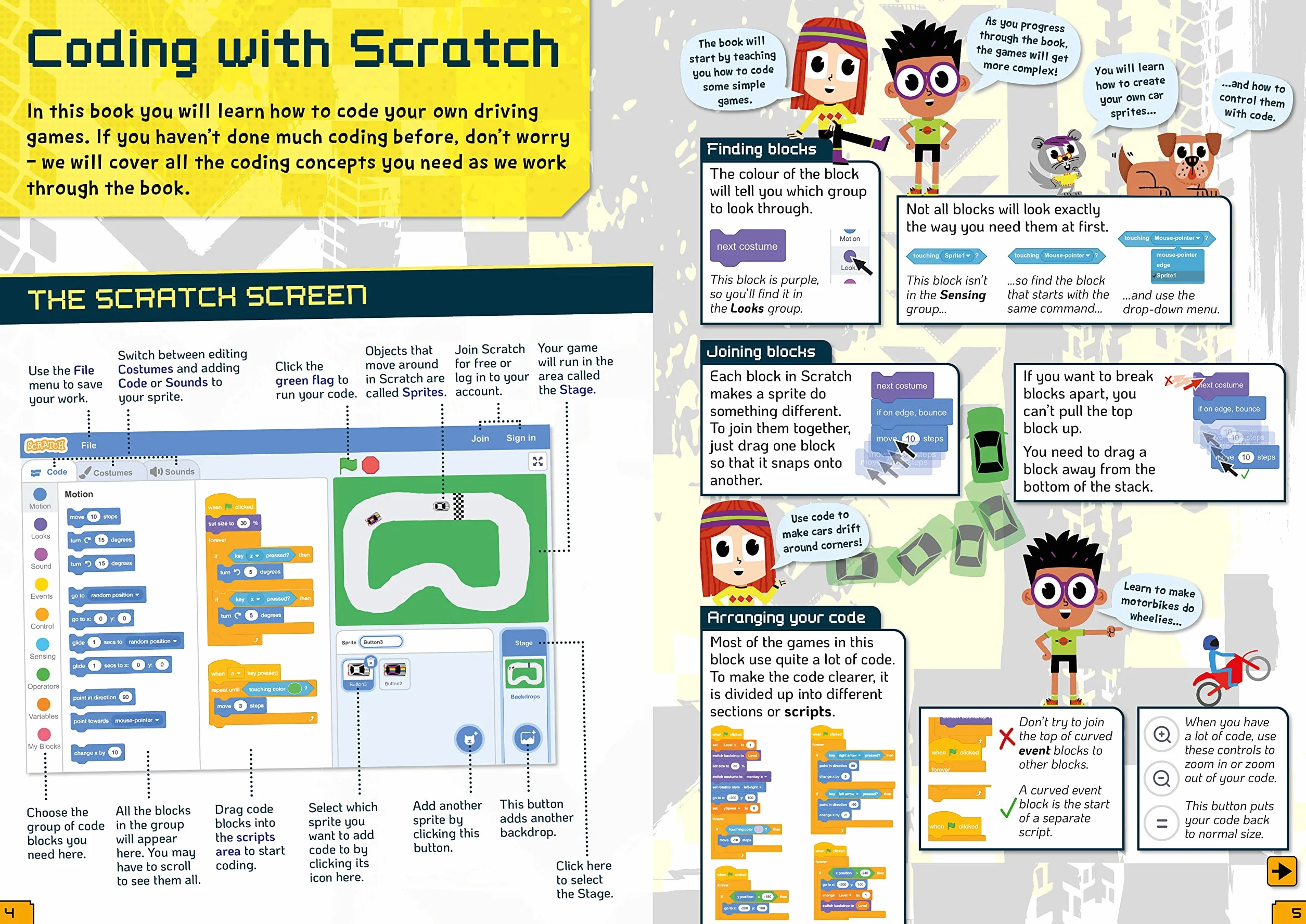 Coding with Scratch - Create Fantastic Driving Games: The Questkids Children's Series