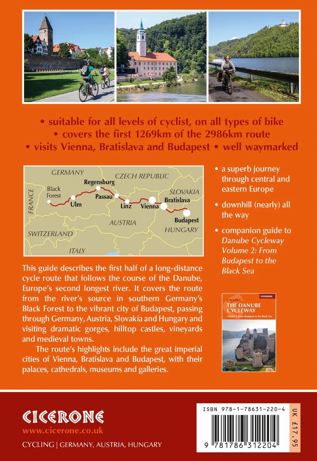 The danube cycleway volume 1: Eurovelo 6 - From the Source in the Black Forest to Budapest