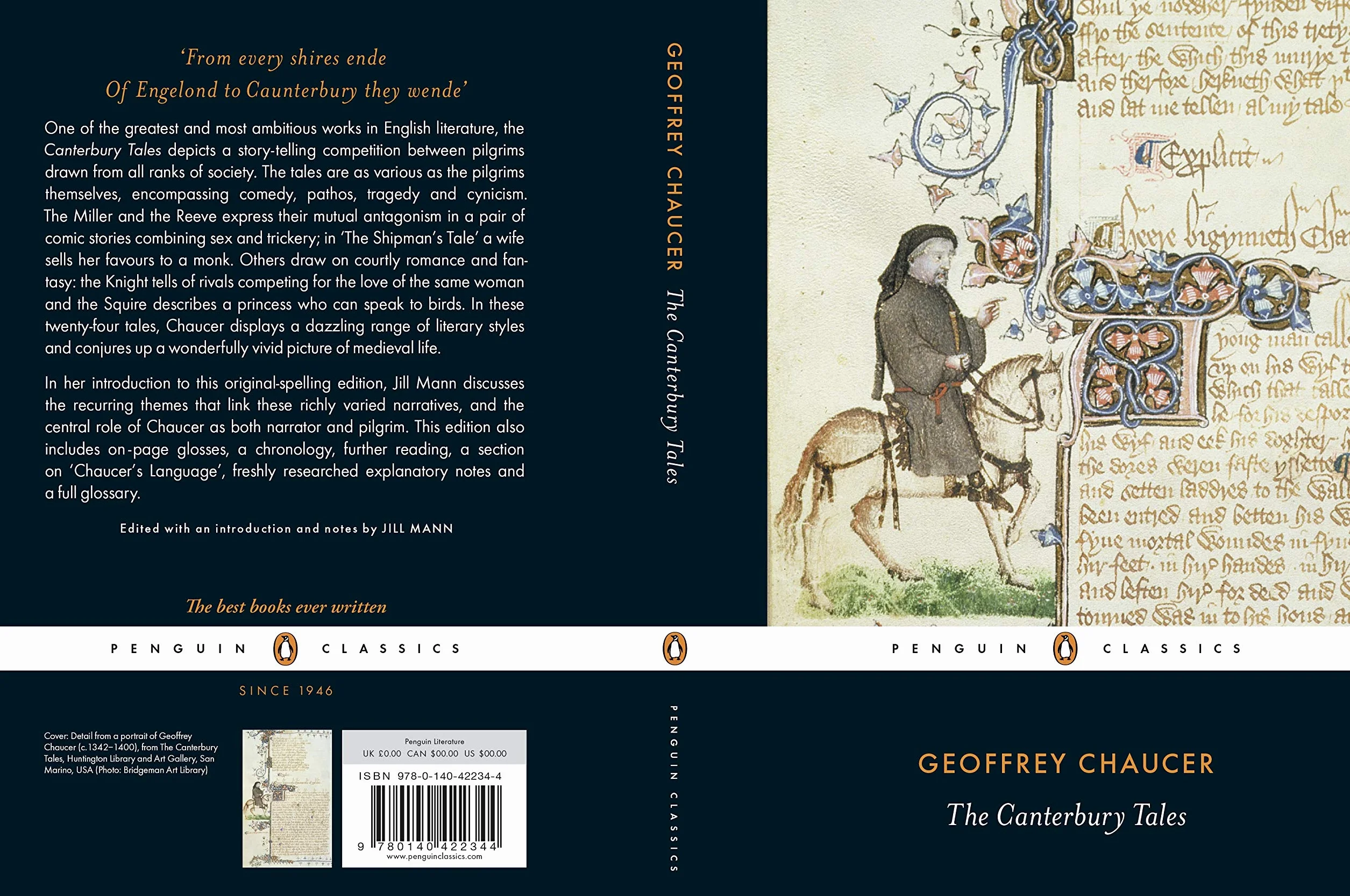 The Canterbury Tales: (Original-Spelling Edition)