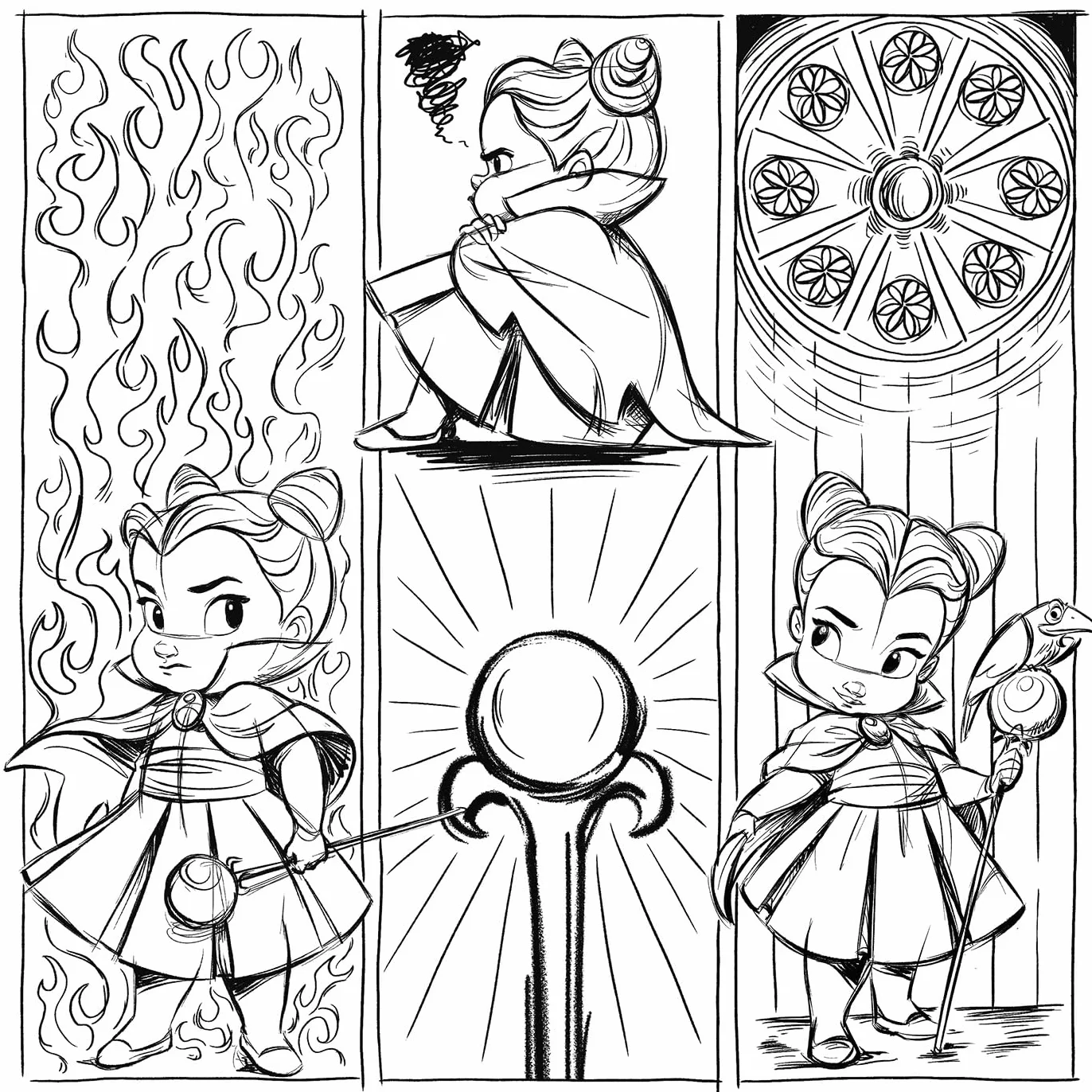 Petites poupées: 45 coloriages