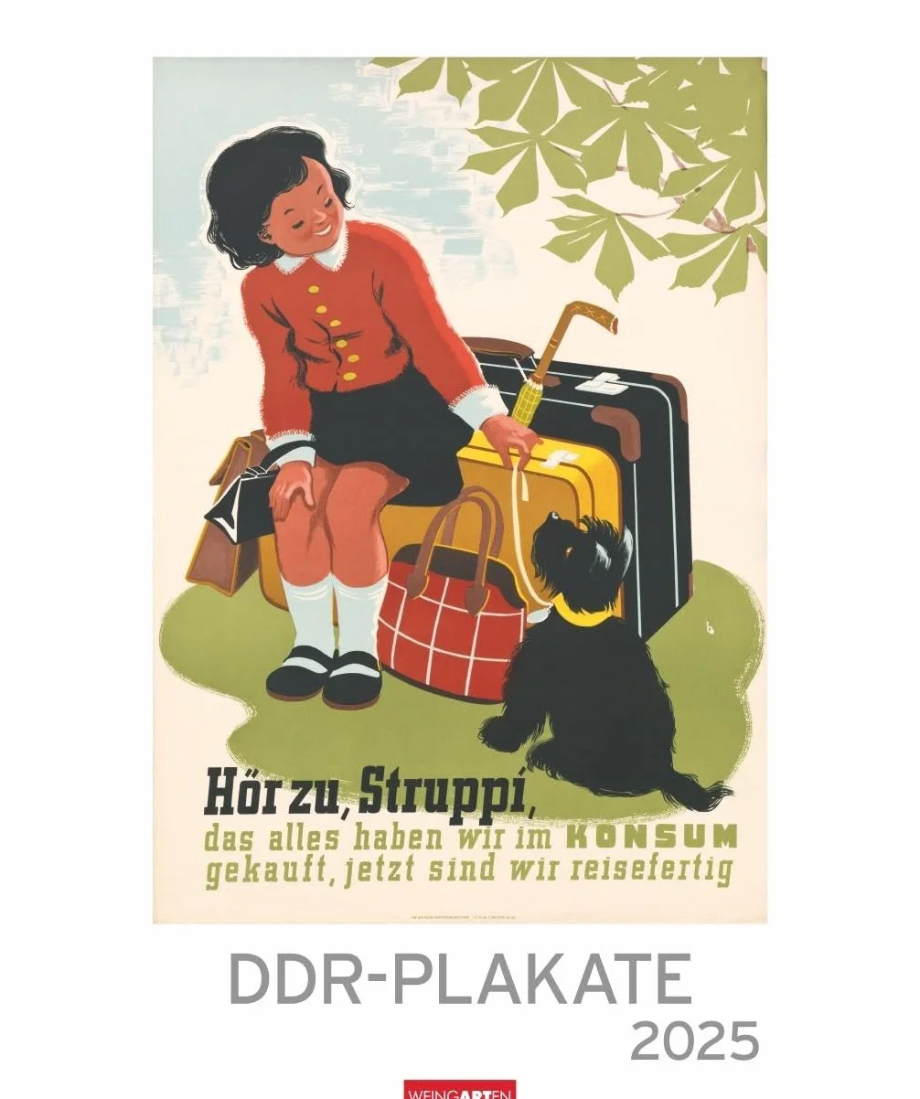 DDR-Plakate Edition Kalender 2025: Nostalgie-Kalender. Großer Wandkalender 2025. Kultiger Kalender XL mit bekannten DDR-Plakaten. 46 x 55 cm. Hochformat