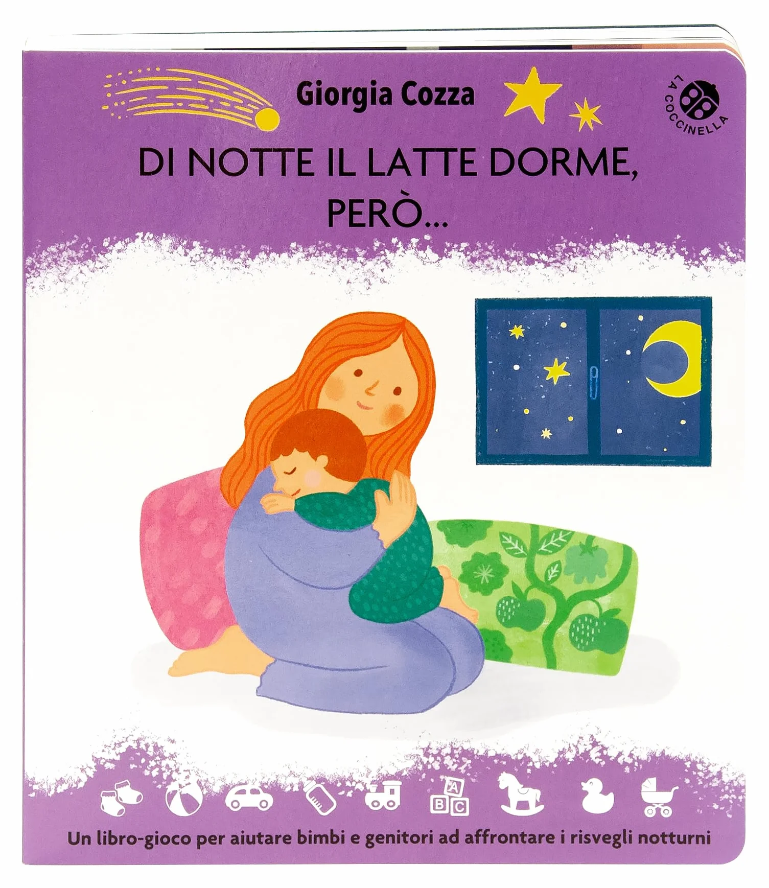 Di notte il latte dorme, però... Un libro pieno di coccole per affrontare i risvegli notturni. Ediz. illustrata