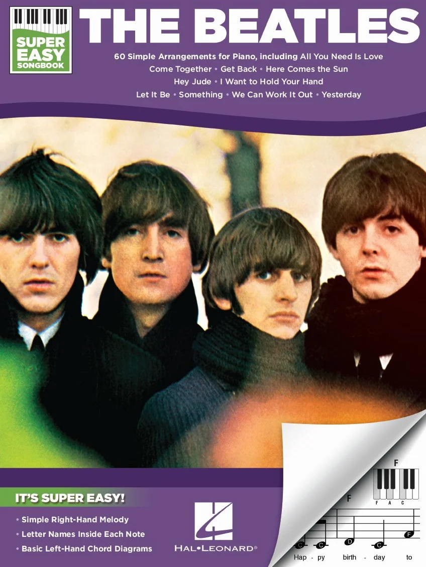 The beatles - super easy songbook piano: 60 Simple Arrangements for Piano