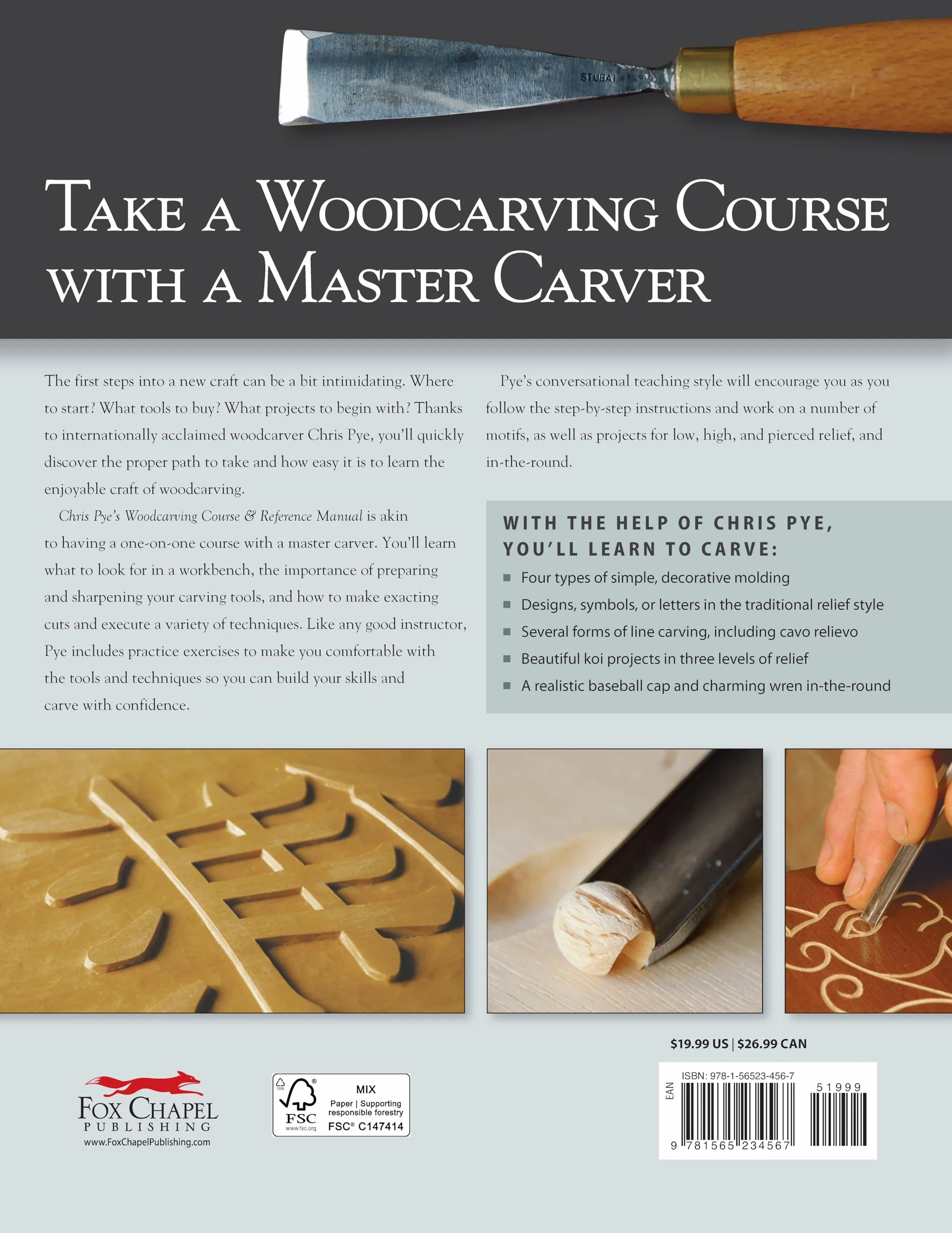 Chris Pye's Woodcarving Course & Reference Manual: A Beginner's Guide to Traditional Techniques
