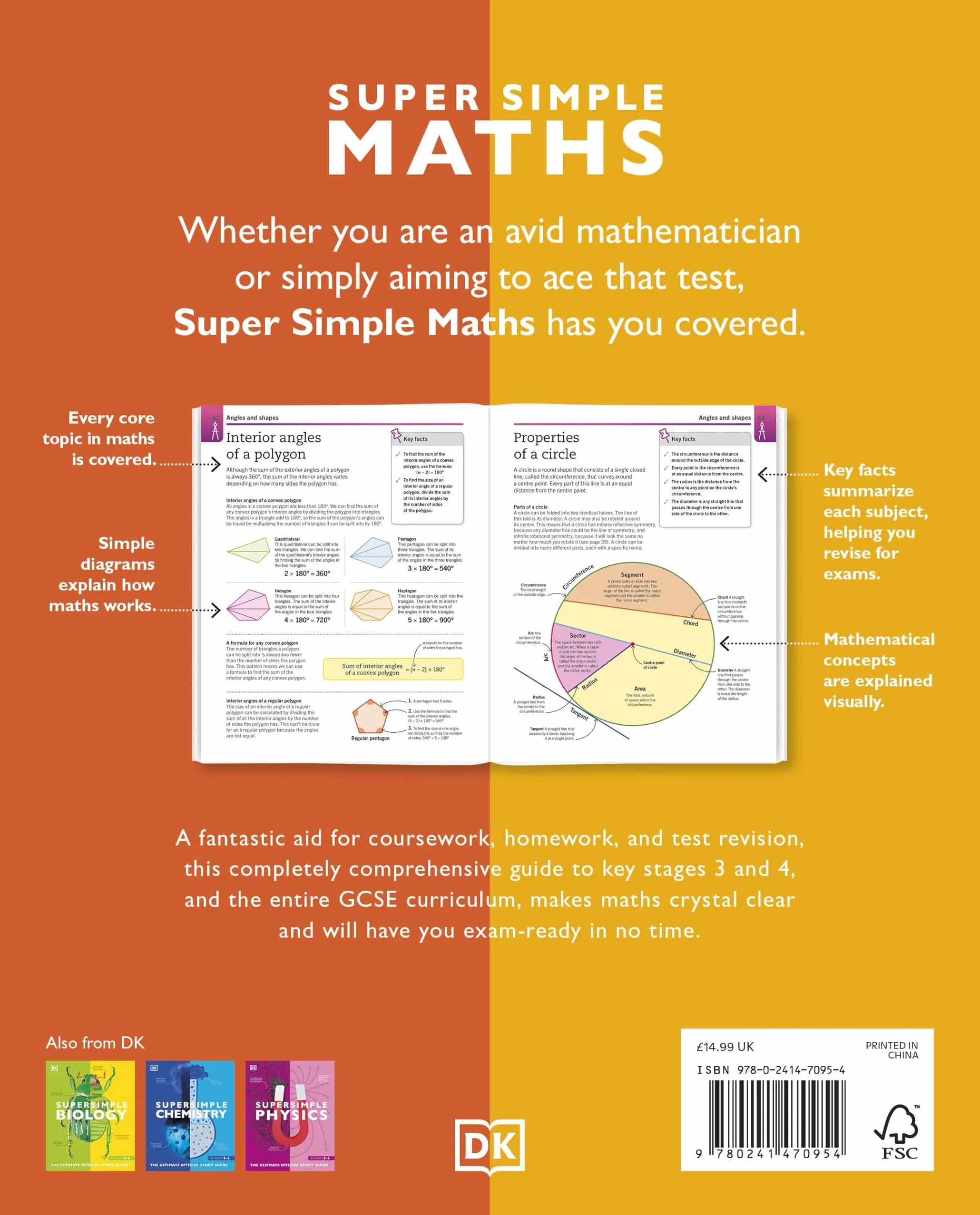 Super Simple Maths: The Ultimate Bitesize Study Guide