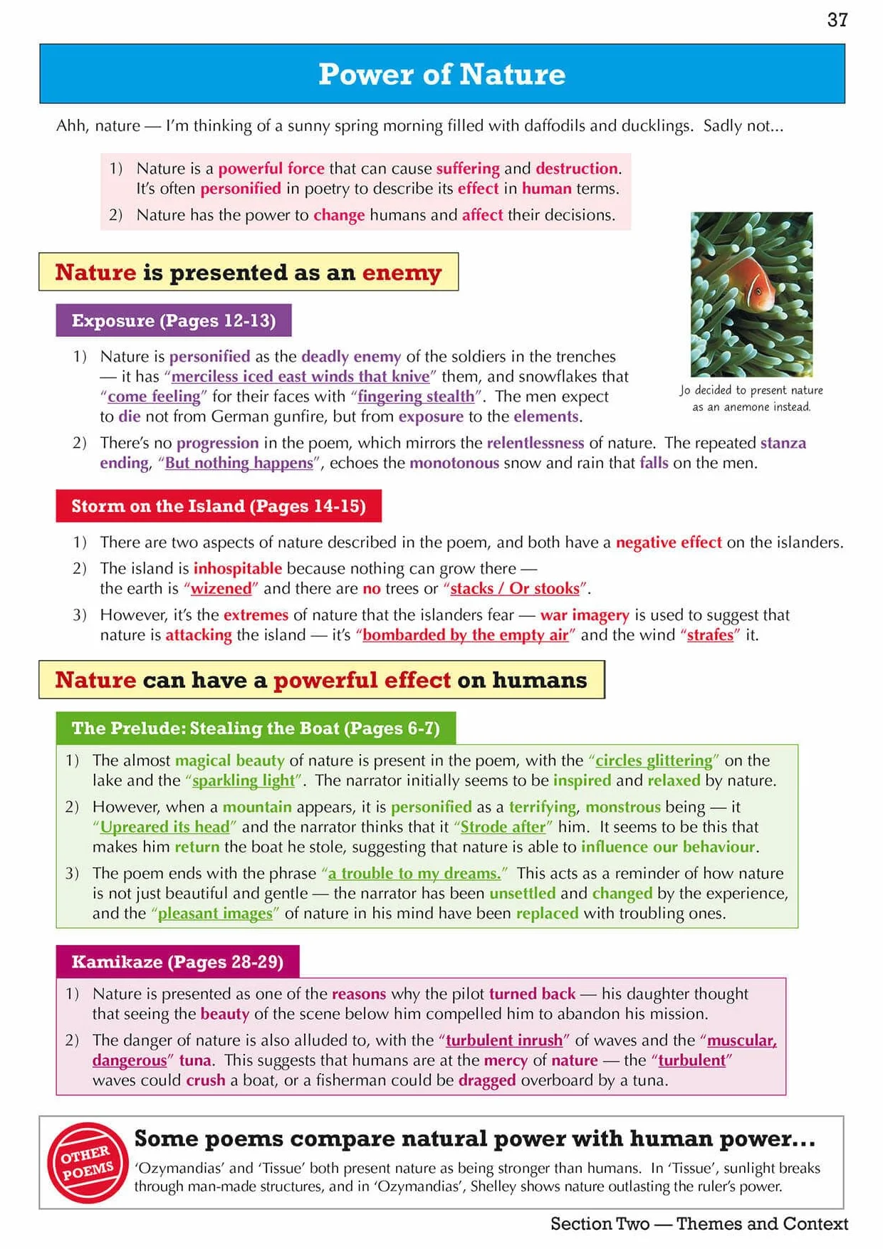 GCSE English AQA Poetry Guide - Power & Conflict Anthology inc. Online Edition, Audio & Quizzes
