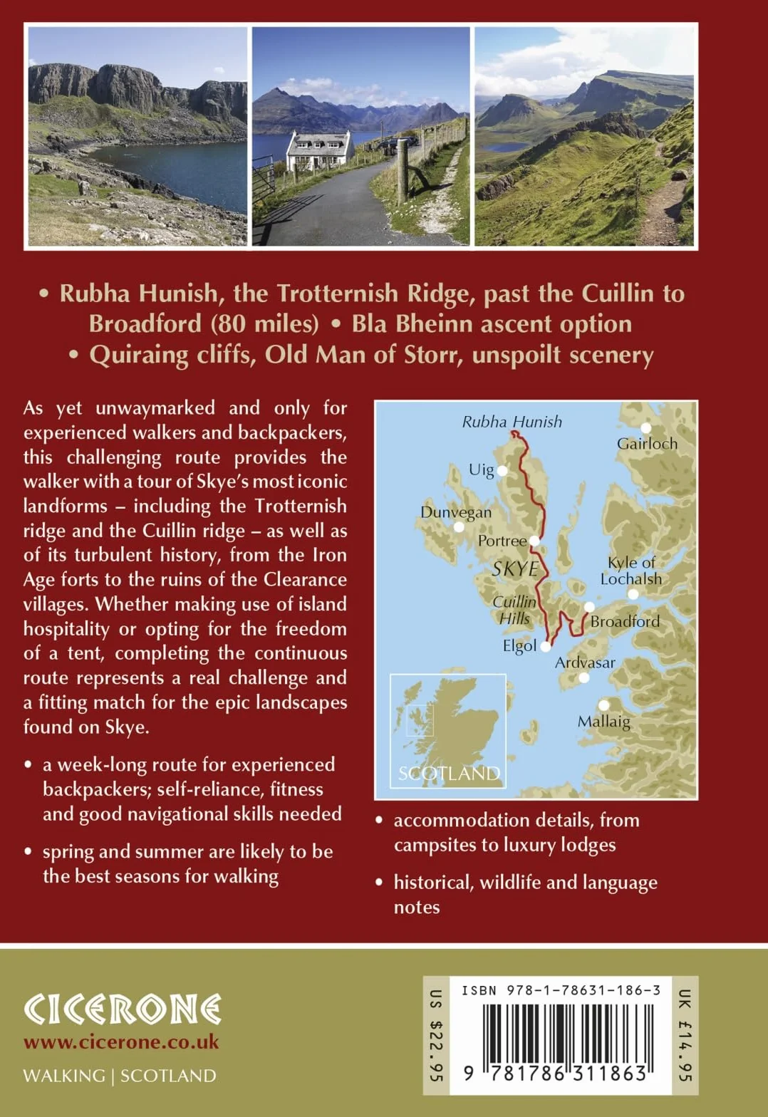 The Skye Trail: A challenging backpacking route from Rubha Hunish to Broadford