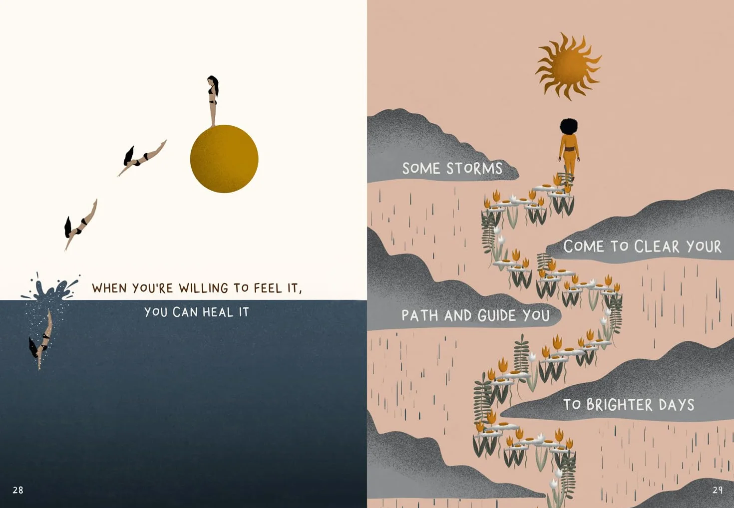 Flourish: A beautifully illustrated and inspiring gift book for a journey of healing and growth