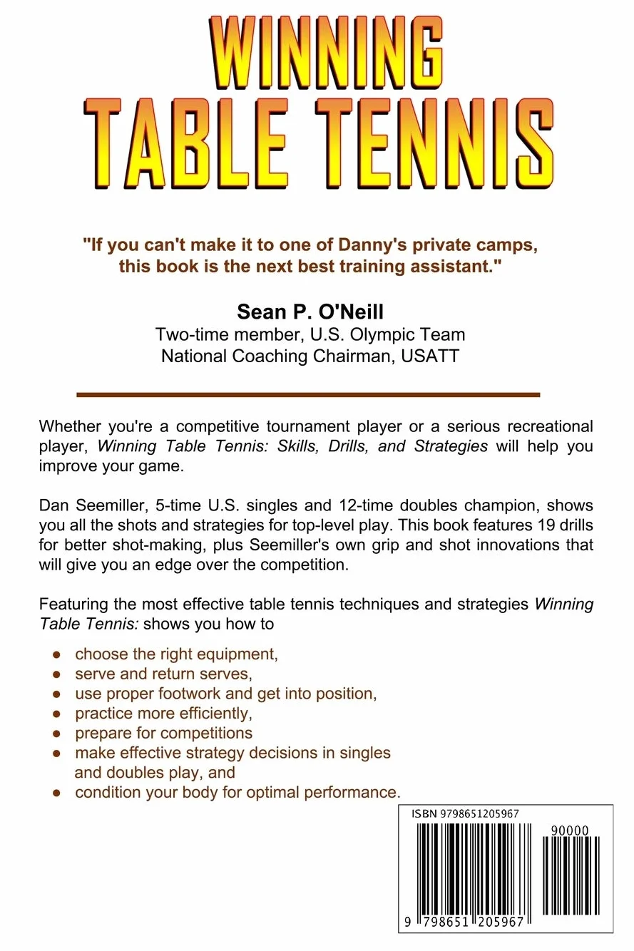 Winning Table Tennis: Skills, Drills, and Strategies