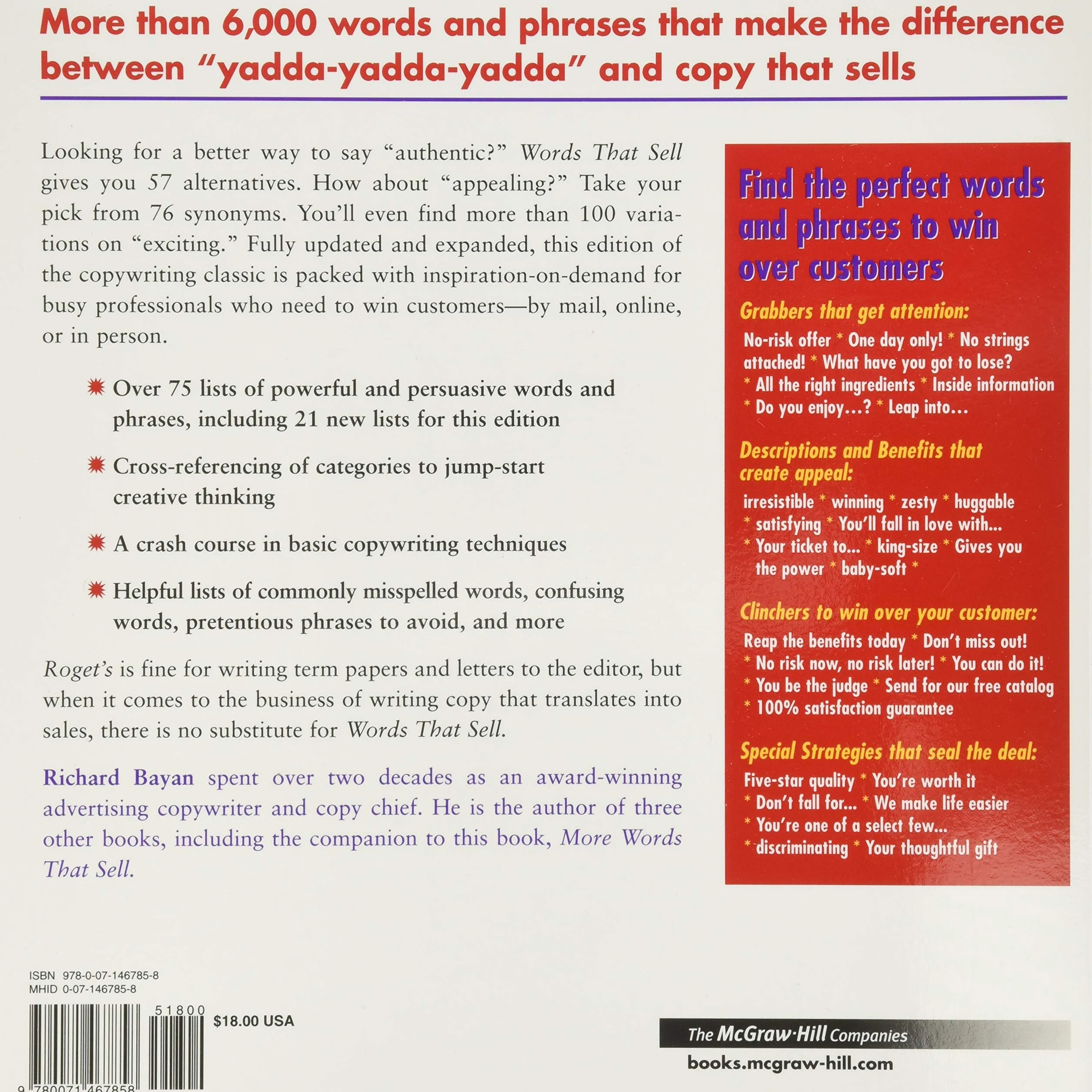 Words That Sell, Revised and Expanded Edition: The Thesaurus to Help You Promote Your Products, Services, and Ideas