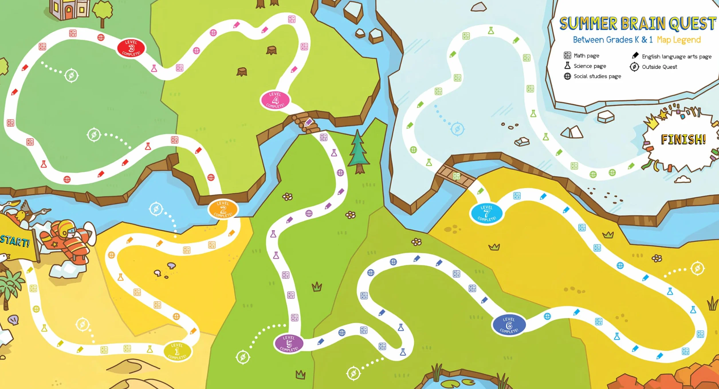 Summer Brain Quest: Between Grades K & 1