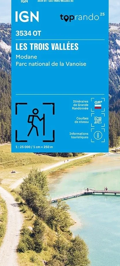 3534OT LES TROIS-VALLEES: 1:25000