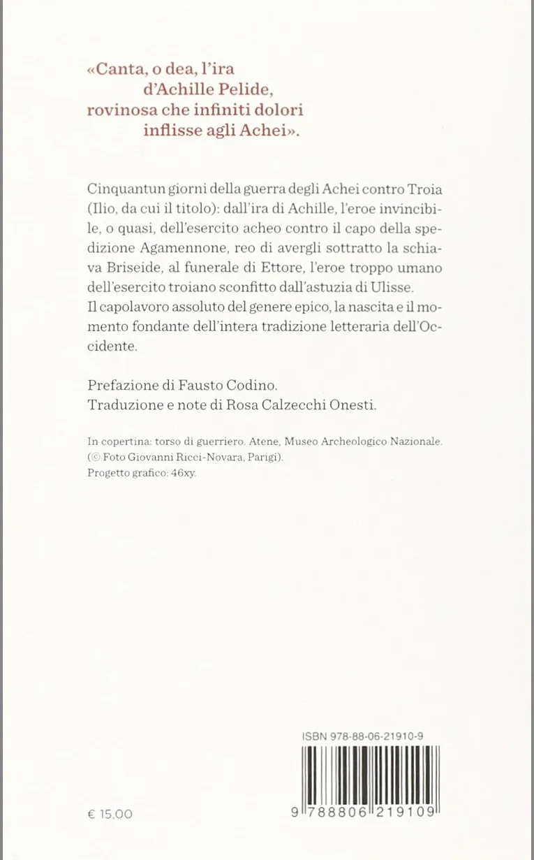 Iliade. Testo greco a fronte