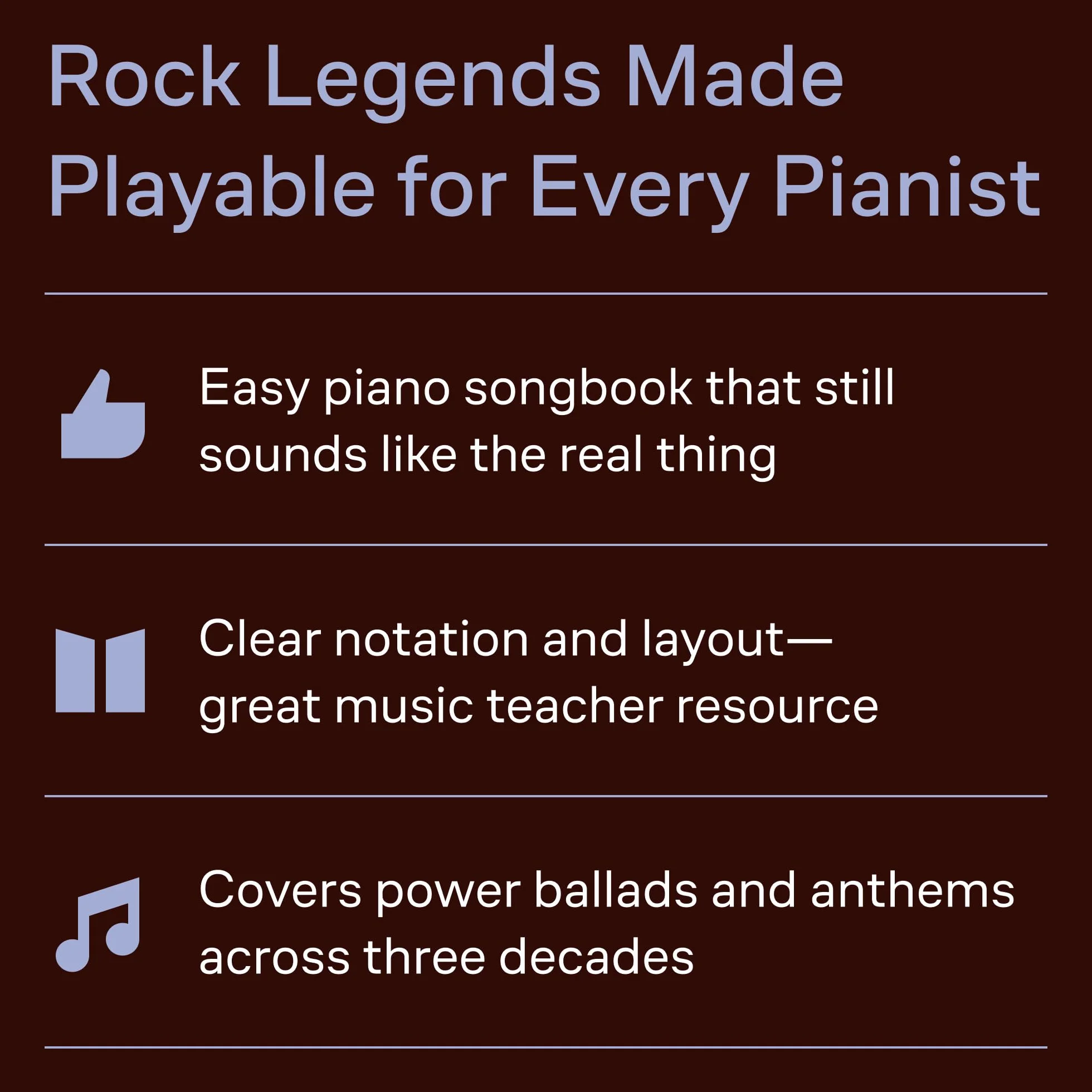 First 50 classic rock songs you should play on piano - easy piano